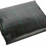 TELO PACCIAMATURA NERO QUADRETTATO VERDE POLIPROPILENE ANTISTRAP MT 25 X 2 mt H