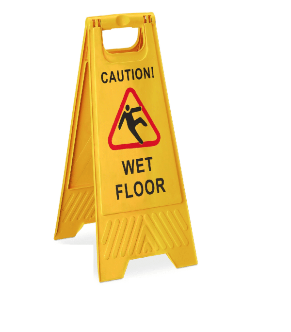 CARTELLO AVVERTIMENTO ANTISCIVOLO SEGNALE PERICOLO PAVIMENTO BAGNATO CAUTION GI