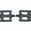 COPPIA PEDALI ANTISCIVOLO MOUNTAIN BIKE BICI BICICLETTA MTB RIFRANGENTI NERI WS