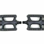 COPPIA PEDALI ANTISCIVOLO MOUNTAIN BIKE BICI BICICLETTA MTB RIFRANGENTI NERI WS