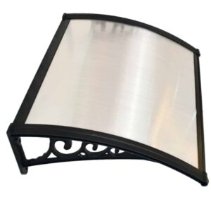 PENSILINA TETTOIA POLICARBONATO ALVEOLARE PLEXIGLAS COPERTURA 100x80cm TRASPARENTE 525v