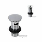 TAPPO PILETTA SCARICO LAVABO FLUSSO LIBERO CLICK CLACK DIAM 1-14'' 32MM FORO 081