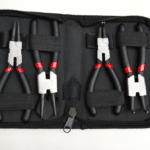 PINZE SEEGER 4 PZ FERMI ANELLI 330mm INTERNI ESTERNI ALLARGARE STRINGERE 364