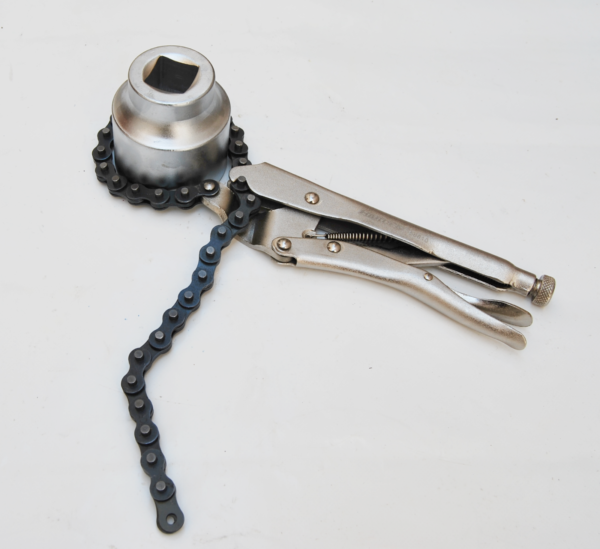 PINZA MORSETTO AUTOBLOCCANTE REGOLABILE A CATENA GRIP FILTRO OLIO AUTO 500MM