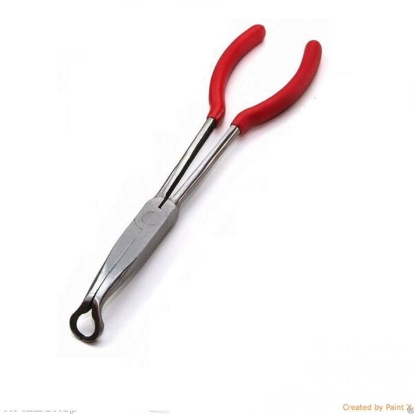 PINZE LUNGA VALVOLE 11" 28CM BECCO LUNGO TONDO ANELLO MECCANICI VALVOLE AUTO MOLLE