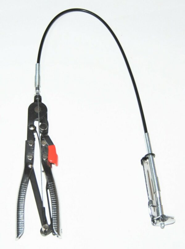 PINZA SMONTAGGIO FASCETTE MANICOTTI CLIC CAVO FLESSIBILE FLEX PINZE AUTO 102