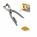 PINZA FUSTELLATRICE 2 IN 1 + OCCHIELLI OCCHIELLATRICE FORARE CUOIO PELLE 378 ox