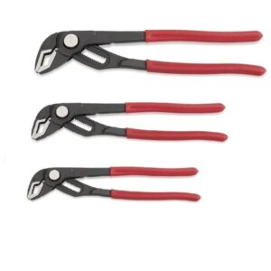 SET PINZE POLIGRIP 3 PZ PEZZI CON PULSANTE REGOLABILI PAPPAGALLO 250 300 400 MM