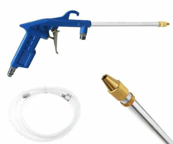 PISTOLA SOFFIAGGIO ARIA COMPRESSA COMPRESSORE ATTACCO RAPIDO CANNA CORTA 923