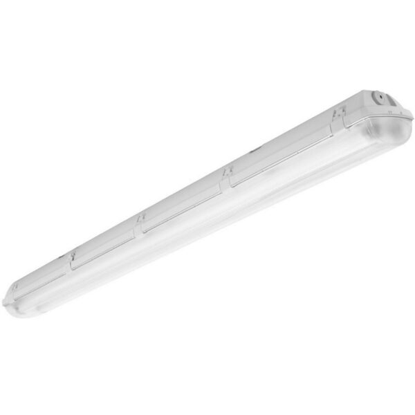 PLAFONIERA STAGNA IMPERMEABILE NEON IP65 PORTA LED T8 ESTERNO 120 CM DOPPIA 550