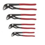 SET PINZE POLIGRIP 4 PZ CON PULSANTE REGOLABILI PAPPAGALLO 175 250 300 400 MM c