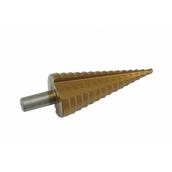 PUNTA FRESA CONICA A GRADINI GRADINO SCALINI 4 32 MM ALLARGAFORI KIN