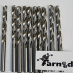 PUNTE PER TRAPANO ACCIAIO TITANIO COBALTO per metallo set 5 pz 8 mm farneed
