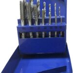 SET PUNTE TRAPANO E FILETTATURA 14 PZ M3 M12 2,5 10,2 MM PUNTA CASSETTA 482 EN