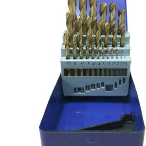 SET 25 PUNTE FORATURA TRAPANO ACCIAIO FERRO ALLUMINIO TITANIO HSS 1 13 MM 345EN