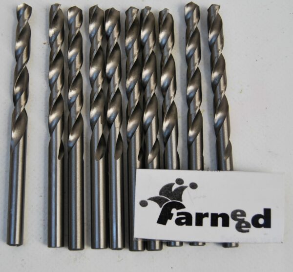 PUNTE PER TRAPANO ACCIAIO TITANIO HSS per metallo set 10 pz 3 mm
