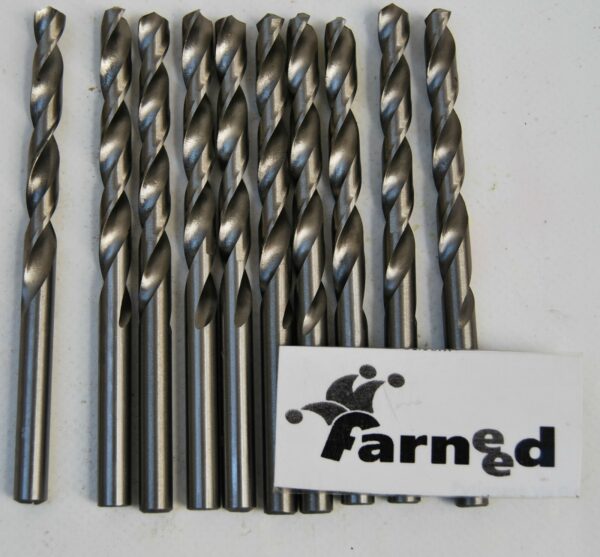 PUNTE PER TRAPANO ACCIAIO TITANIO HSS per metallo set 10 pz 7 mm