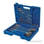 SET 15 PZ PUNTE CESELLI DA TRAPANO SDS PLUS 110 160 260 MM MURATURA TRAPANI 570
