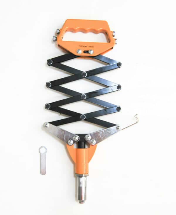 RIVETTATRICE ESTENSIBILE ESTENDIBILE A FISARMONICA 32" 810mm DA 3.2 A 6.4 mm 738