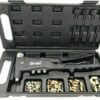 RIVETTATRICE PER INSERTI RIVETTI FILETTATI FILETTI 66 PZ M3 M4 M5 M6 10.5" 023ox