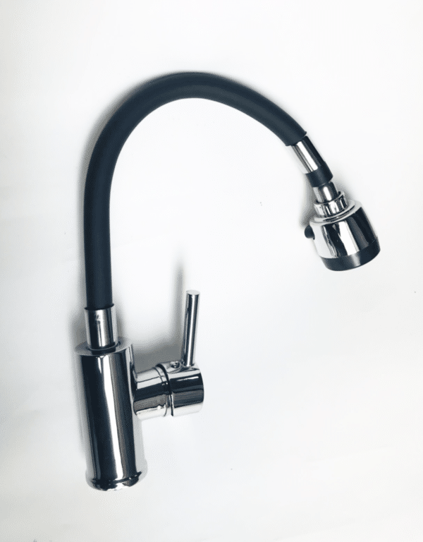 MISCELATORE RUBINETTO LAVELLO CUCINA CANNA FLESSIBILE DOCCETTA ESTRAIBILE 233