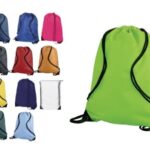 SACCA PREMIUM ZAINETTO CHIUSURA A COULISSE TRACOLLA ZAINO POLIESTERE sacchetto