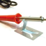 SALDATORE SALDATOIO ELETTRICO A STILO PENNA 60W A PUNTA STAGNO 14Gr 220v ROSSO