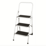 SGABELLO STEP SCALA SCALETTA 3 GRADINI SCALINI ANTISCIVOLO SCALETTO 123x48x7cm V