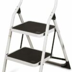 SGABELLO STEP SCALA SCALETTA 2 GRADINI SCALINI ANTISCIVOLO SCALETTO 97x48x7 cm V