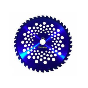 LAMA DISCO ACCIAIO 36 DENTI DIAMANTATO DECESPUGLIATORE 255mm 6600rpm TAGLIAERBA