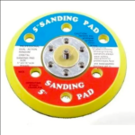 PLATORELLO DISCO 6 FORI A STRAPPO 125 mm PER LEVIGATRICE ROTORBITALE 5 POLLICI
