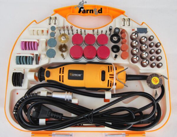 SET ACCESSORI MINI TRAPANO SMERIGLIATRICE DREMEL FRESA FRESE 210 PZ 160 W ARA