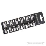SET 13 PZ CHIAVE CHIAVI BUSSOLA BUSSOLE METRICI ESAGONALI A 1/4 4-14 SILV 581