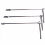 SET 3pz CHIAVI A T SNODATA LUNGA BUSSOLE ATTACCO QUADRO 1/2" 1/4" 3/8"