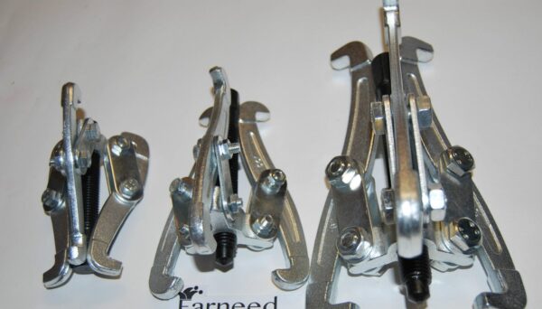 SET 3 ESTRATTORI INTERNI ED ESTERNI PER CUSCINETTI A TRE GRIFFE 75 100 150 mm