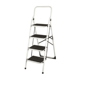SGABELLO STEP SCALA SCALETTA 4 GRADINI SCALINI ANTISCIVOLO SCALETTO 145x48x7cm V