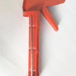 PISTOLA SIRINGA EROGATORE FORA CARTUCCE SILICONE SIGILLANTE APERTA MASTICE RO