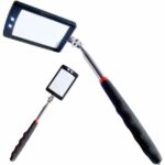 SPECCHIETTO TELESCOPICO SPECCHIO ALLUNGABILE LED LAVORI DI PRECISIONE MECCANICO $