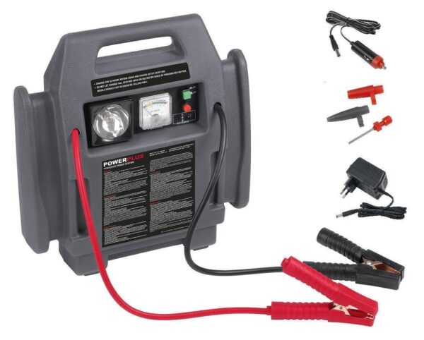 JUMP STARTER START BOOSTER AVVIATORE PORTATILE EMERGENZA 900A COMPRESSORE 090PW