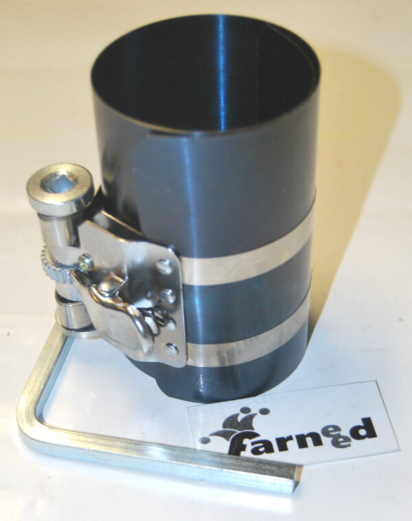 COMPRIMI STRINGI FASCE ELASTICHE PER SEGMENTI PISTONI INSERIM CILINDRI 90-175 mm