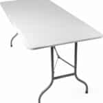 TAVOLINO TAVOLO PIEGHEVOLE RESINA METALLO CAMPEGGIO SAGRE FIERE 180x70x74 cm 161