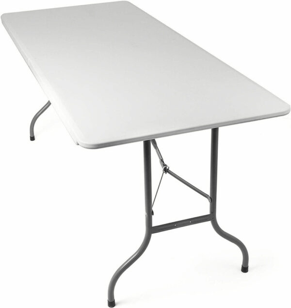 TAVOLINO TAVOLO PIEGHEVOLE RESINA METALLO CAMPEGGIO SAGRE FIERE 180x70x74 cm 161
