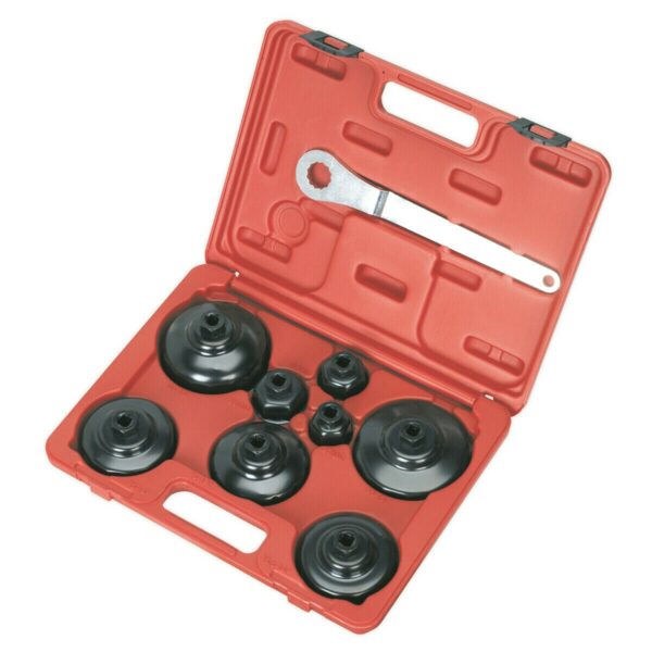 SET KIT CHIAVE A TAZZA PER FILTRO OLIO 9 PZ CHIAVI AUTO SMONTAGGIO MONTAGGIO 540