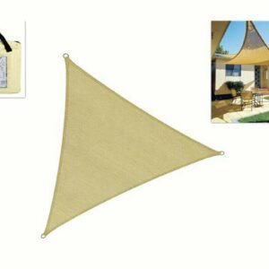 TENDA A VELA TRIANGOLARE DA SOLE OMBREGGIANTE TELO PARASOLE GIARDINO 3,6 mt 353