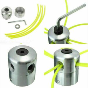 TESTINA ALLUMINIO UNIVERSALE DECESPUGLIATORE TOSAERBA TAGLIAERBA 4FILI 916