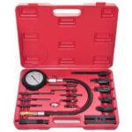 TESTER PROVA COMPRESSIONE MANOMETRO MOTORI DIESEL GASOLIO AUTO 18 PZ 026 ox
