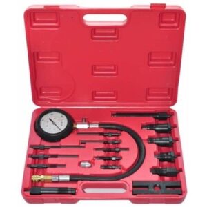 TESTER PROVA COMPRESSIONE MANOMETRO MOTORI DIESEL GASOLIO AUTO 18 PZ 026 ox
