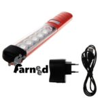 TORCIA LUCE LAMPADA LAVORO PORTATILE RICARICABILE CAMPEGGIO 6500K 12V 6LED