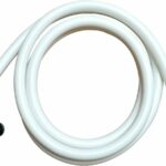 TUBO DOCCIA DOCCETTA DOCCINO VASCA DA BAGNO FLESSIBILE PVC 2,4 MT BIANCO 949
