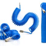 TUBO TUBI ARIA COMPRESSA SPIRALE 10 MT METRI FLESSIBILE COMPRESSORE RACCORDO 137